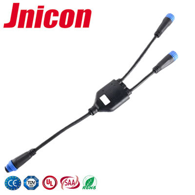Y-Branch 10A Wire Splice Connector 20~16AWG Waterproof 2 Ways Connector