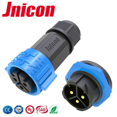 M25 Мужчина Женщина 3 штифтов Power Connector PA66 500V Wire To Board водонепроницаемые соединители