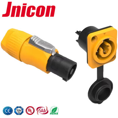 Водонепроницаемый электрический разъем Jnicon 20A IP65 Powercon из пластика